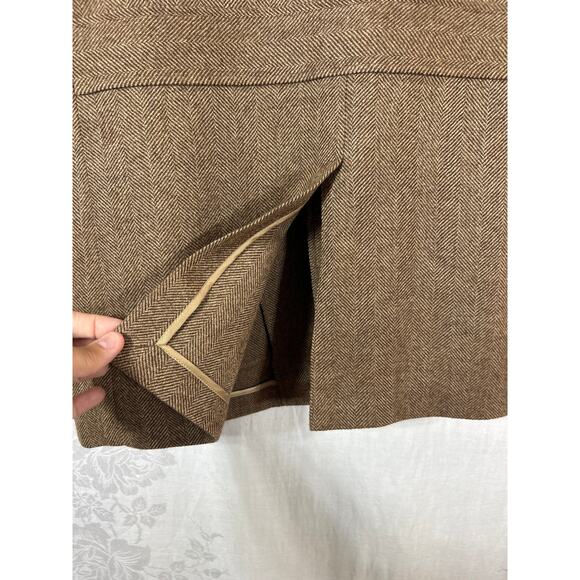 Ralph Lauren LRL Sport Coat 44R Herringbone 100% Wool Quarter Lined Summer Tweed - Picture 11 of 16